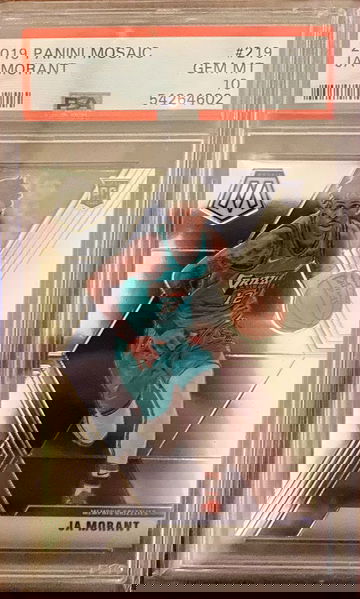 Ja Morant Mosaic Rookie PSA 10 Grizzlies