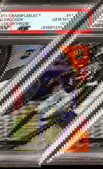 2017 Panini Select Dalvin Cook Tri-color /199