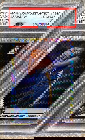 Zion Williamson 2019 Optic Fanatics Silverwave 