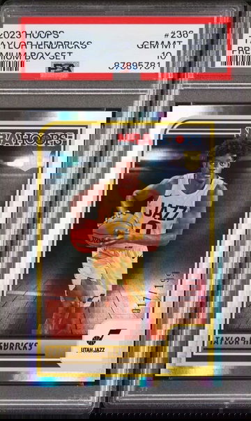 2023 NBA Hoops Taylor Hendricks Premium Silver RC /199 Utah Jazz PSA 10 GEM 💎🔥