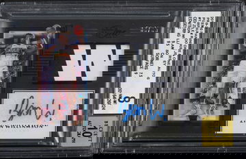 2019 Panini One & One Premium Purple Zion Williamson ROOKIE PATCH AUTO /35 BGS 8