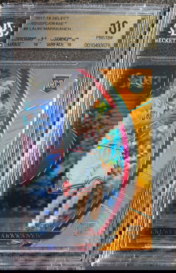 2017 Lauri Markkanen Select Prizm Orange /75 Rookie BGS 10