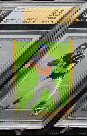 2001 Topps Drew Brees BGS 9.5 w/ 10 sub