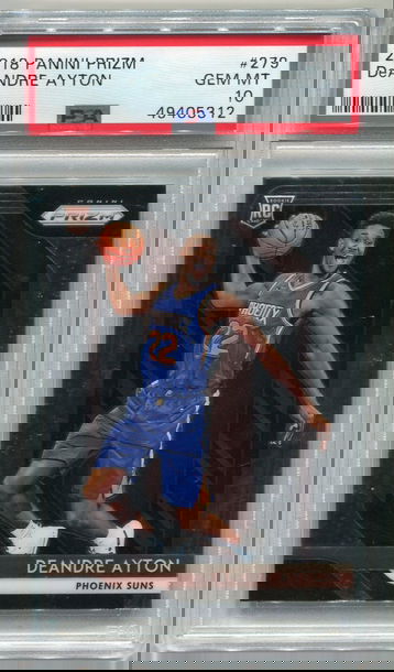 2018 Panini Prizm DeAndre Ayton PSA 10