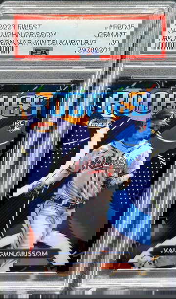 2023 Topps Finest DESIGN VARIATION KINTSUKUROI RC Vaughn Grissom PSA 10 ANGELS