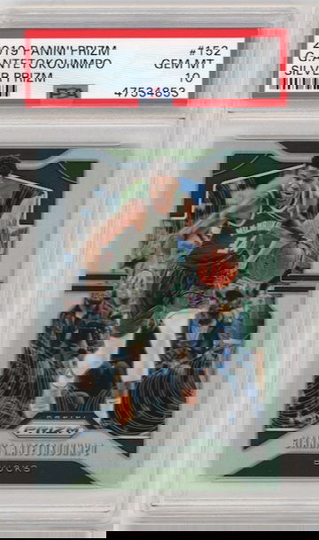 Giannis Antetokounmpo 2019 Prizm Silver PSA 10