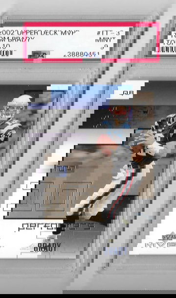 2002 MVP Top 10 Performers # TT-3 Tom Brady