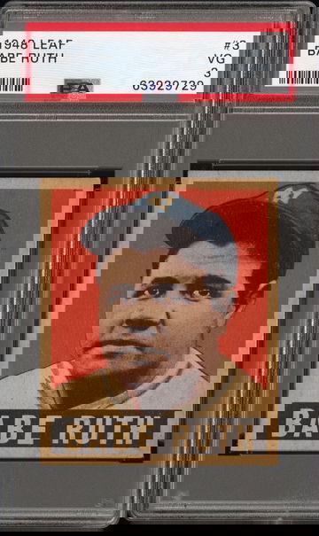 1948 Leaf Babe Ruth #3 VG PSA 3