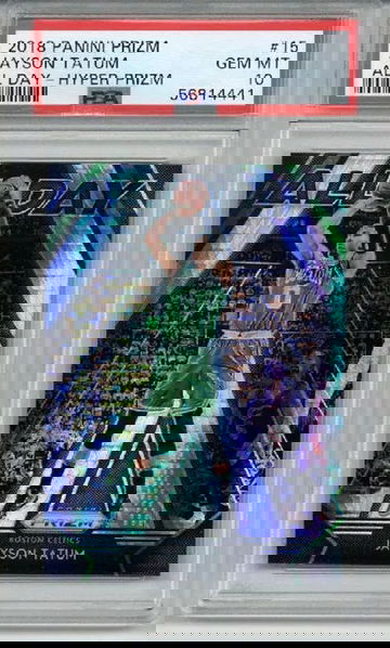 2018 PANINI PRIZM ALL DAY HYPER PRIZM JAYSON TATUM CELTICS PSA 10 LOW POP