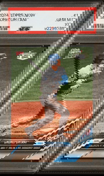 2024 TOPPS SHOHEI OHTANI NOW #1 PSA 10
