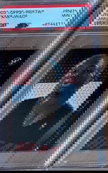 2003 Topps Pristine Dwyane Wade Rookie PSA9