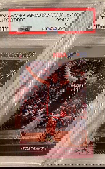 2019 Hoops Premium Stock Tyler Herro PSA 10