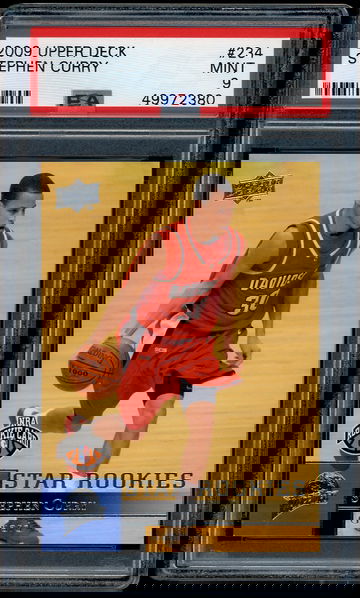 2009 Upper Deck Stephen Curry #234 RC PSA 9 Steph