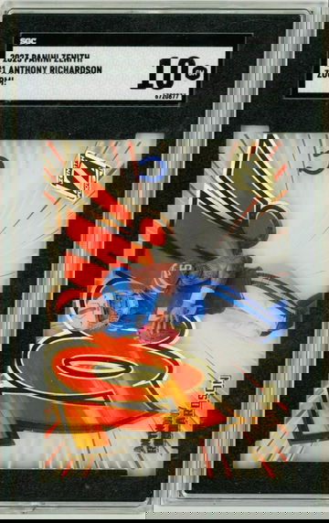Anthony Richardson 2023 Panini Zenith Zoom SSP Rookie Card SGC 10 Gem Mint POP 1