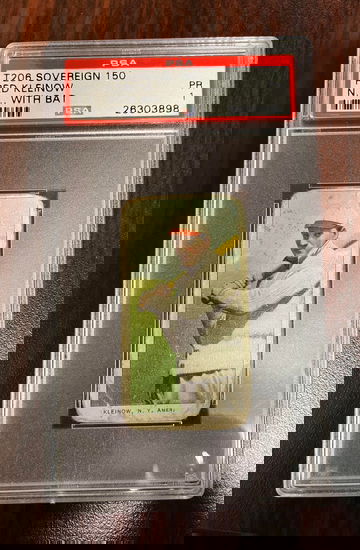 T206 Red Kleinow PSA 1 Sovereign 150