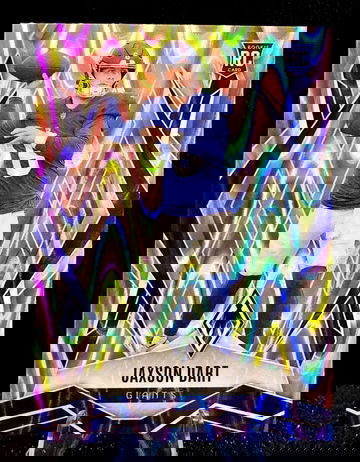 2025 Panini Phoenix   Jaxson Dart  #200 RC  Silver Seismic Prizm  Rookie Card  Giants