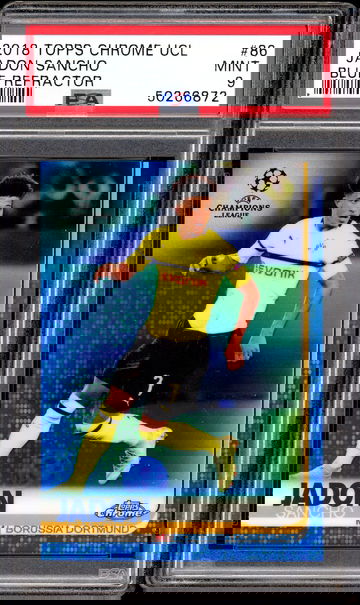 2018 Topps Chrome UCL Jadon Sancho