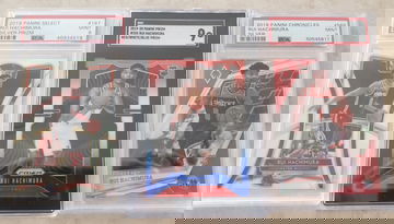 Rui Hachimura RC LOT 2019 Prizm #255 Red White Blue SGC 9 & Select #187 Silver PSA 9 & Chronicle #569 Silver PSA 9