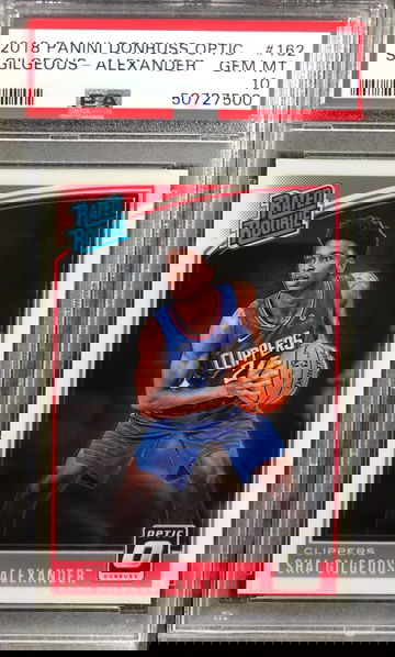 2018 Optic Shai Gilgeous Alexander #162 PSA 10 GEM MINT