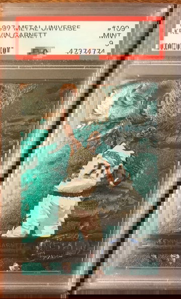 1997 Metal Universe Kevin Garnett PSA 9 Mint