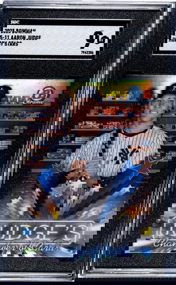 2025 Bowman #HS-11 Aaron Judge Hobby Stars SGC 9