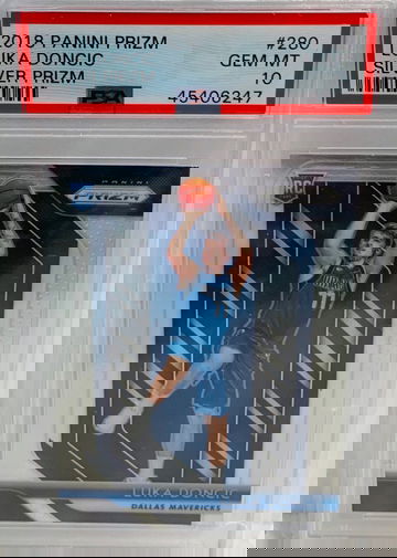 Luka Doncic Prizm Silver PSA 10