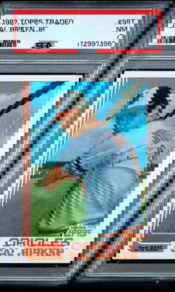 1982 Topps Traded Cal Ripken #98T PSA 7