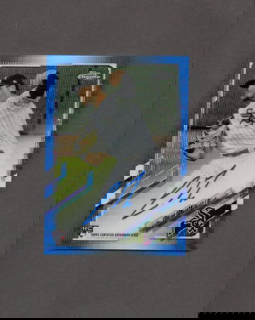 2021 Topps Chrome #LGO Luis Gonzalez rookie blue refractor autograph /150