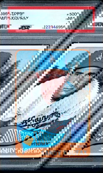 1965 Topps #300 Sandy Koufax | PSA 7 NM | New Label