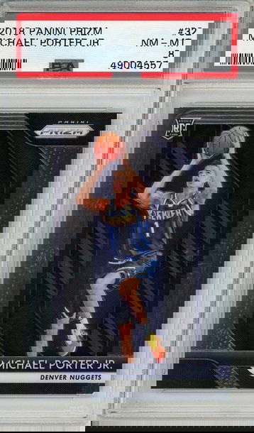 Michael Porter Jr. 2018-19 Panini Prizm #32 PSA 8 Near Mint-Mint Rookie RC! 4557
