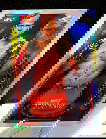 2025 Topps Chrome UFC Mission Control Marcin Tybura Refractor SP