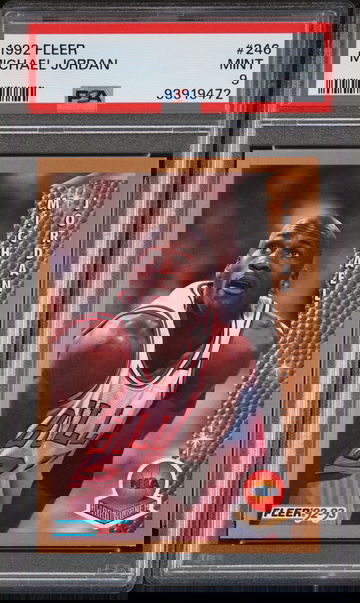 1992 FLEER MICHAEL JORDAN #246 PSA 9