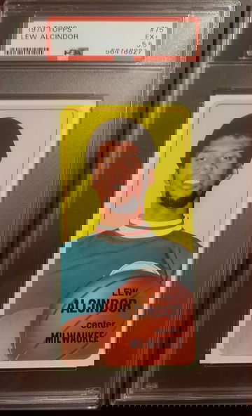 1970 Topps Lew Alcindor PSA 5.5