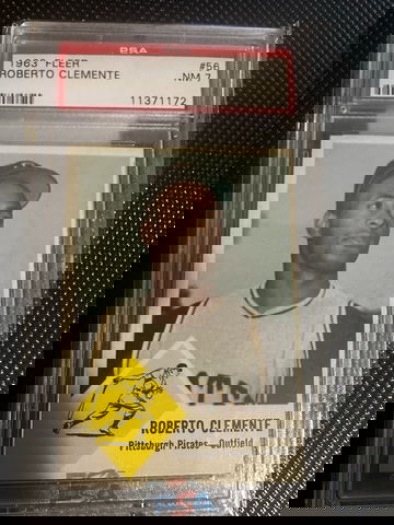 1963 FLEER ROBERTO CLEMENTE #56 PSA 7