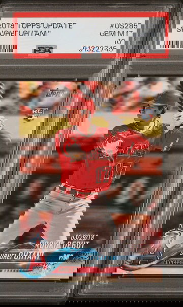 2018 Topps Update Shohei Ohtani Rookie Debut #US285 PSA 10