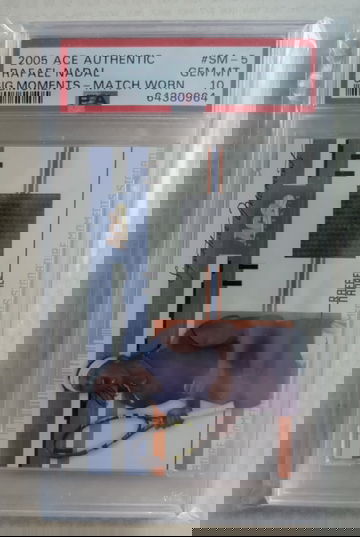 2005 Ace Authentic Rafael Nadal Signature Moments Match Worn /500 PSA 10 (SHIPS TRACKED FROM CANADA)