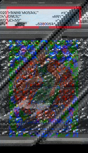 2020 Panini Mosaic #9 Luka Doncic Stained Glass PSA 9! POP  1!