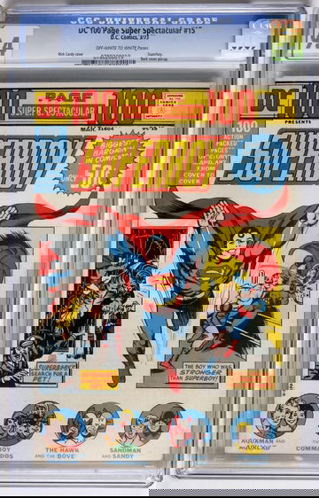 DC 100 PAGE SUPER SPECTACULAR #15, CGC 9.4 NM