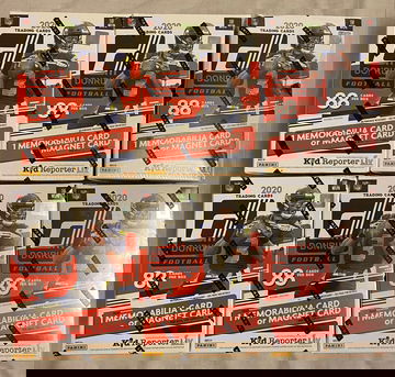 6X 2020 Donruss Football Blaster Boxes