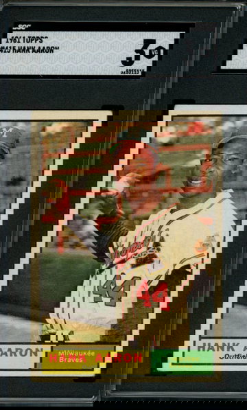 1961 Topps Hank Aaron #415 SGC VG 3