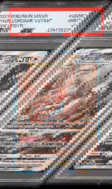 2023 Pokemon Sword and Shield Crown Zenith Hisuian Zoroark Vstar #GG56 PSA 9
