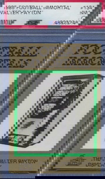 1985 Immortals #134 Walter Payton PSA 7  (BillsGridironGreats) VHTF 7 