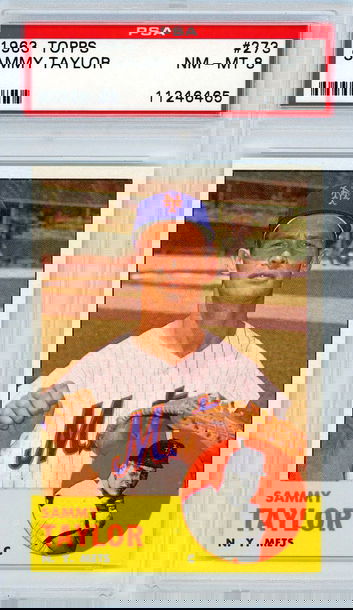 1963 Topps Sammy Taylor #273 PSA 8 P1271