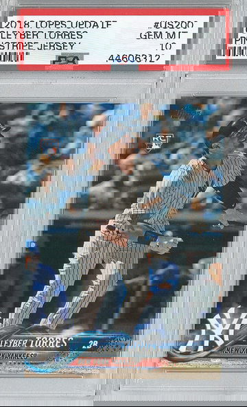 2018 Gleyber Torres Topps Update #US200 PSA 10 Yankees