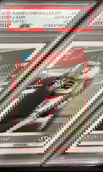 2020 chronicles optic ceedee lamb psa 10