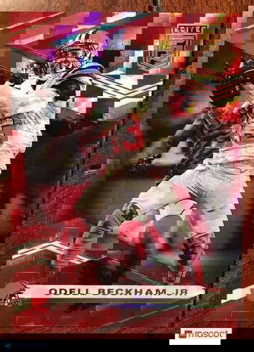 Odell Beckham Jr. 2020 Donruss Elite #26 Red Parallel #10/399 Cleveland Browns