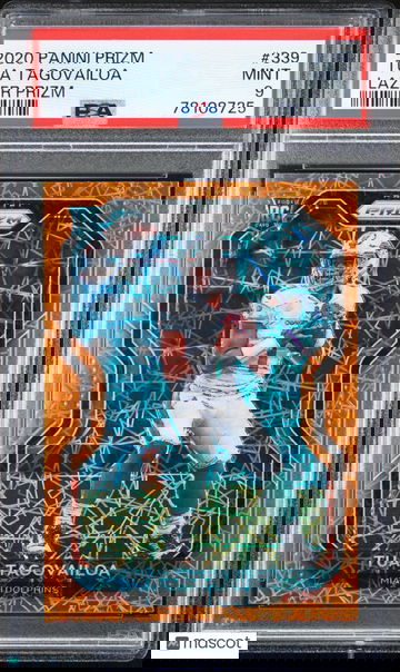 2020 Prizm #339 Tua Tagovailoa - Lazer Prizm (Rookie) | PSA 9