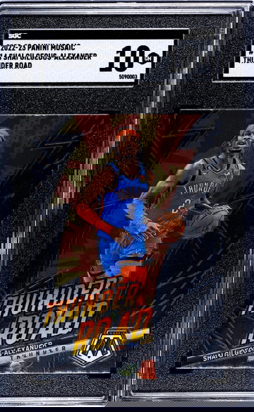 2022-23 Panini Mosaic #14 Shai Gilgeous-Alexander Thunder Road SGC 10