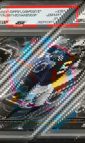 Anthony Richardson 2023 Topps Chrome Cosmic NFL #253 Rookie Football Card PSA 10 Gem Mint