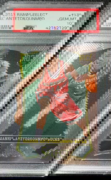 2013 Panini Select Giannis Antetokounmpo ROOKIE #178 PSA 10